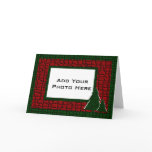 Christmas Photo Template Greeting Card