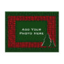 Christmas Photo Template Postcard
