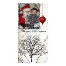 christmas photocard personalised photo card