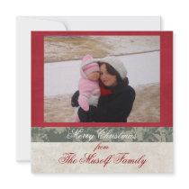 christmas picture card army chic holiday sweet invites