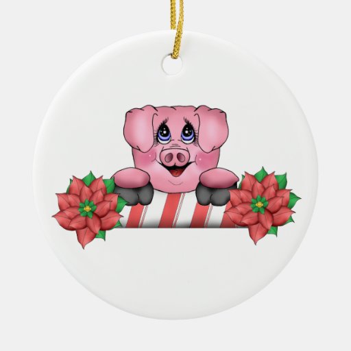 christmas pig ornament zazzle christmas pig ornament zazzle