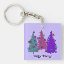 Christmas Pinecones Keychain