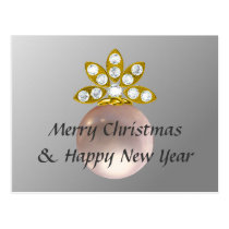CHRISTMAS PINK PEARL postcards