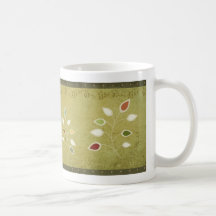 christmas plants mug