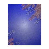 Christmas Poinsettia Blue II