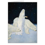 Christmas Polar Bear  Note Cards - Edmund Dulac
