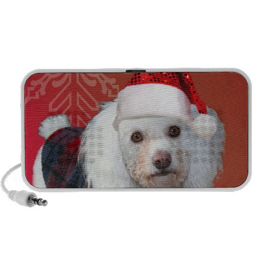 Christmas poodle travelling speaker