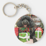 Christmas - Portuguese Water Dog - Yanda Key Chains