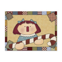 Christmas Postcard: Simple Joys Annie