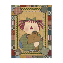 Christmas Postcard: Simple Joys Annie