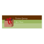 Christmas Present  - Gift Tag business cards