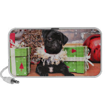 Christmas - Pug - Daisy Mae Travelling Speakers