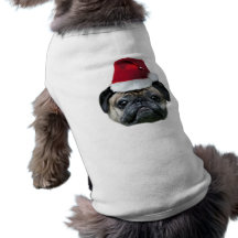 Christmas pug dog shirt
