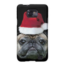 Christmas pug galaxy SII case