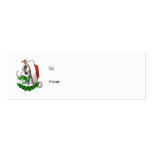 Christmas Puppy Gift Tags business cards