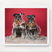 Christmas Pups Mousepads