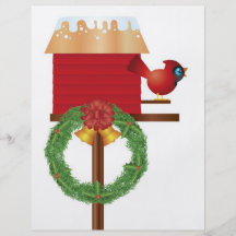 Christmas Red Cardinal Flyer