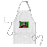Christmas - Red Ribbon Tree - Doberman Crestie Aprons