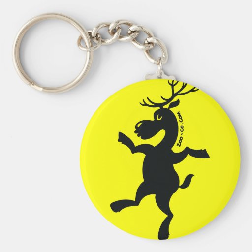 Christmas Reindeer Exercising Keychains