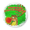 Christmas Reindeer magnets