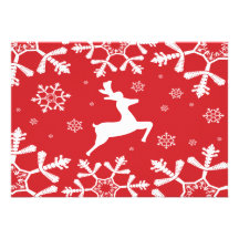 Christmas Reindeer Personalised Invitations