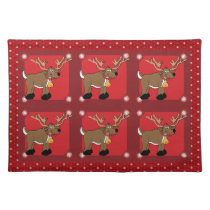 Christmas Reindeer Placemats placemats