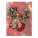 Christmas Reindeer Postcard