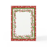 Christmas Ribbon Template cards