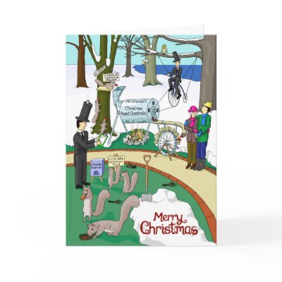 Christmas Roast Chestnuts in Sutton Park (Card) by properbostin