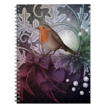 Christmas Robin Notebooks