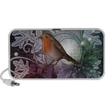 Christmas Robin Travel Speaker