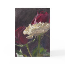 Christmas Roses Greeting Cards