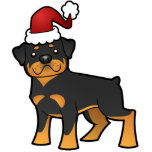 Christmas Rottweiler Ornament photo sculptures