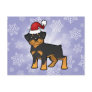 Christmas Rottweiler Postcards