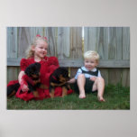 Christmas Rottweilers posters