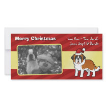 Christmas Saint Bernard