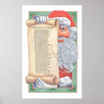 Christmas Santa Claus Print