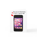 Christmas Santa Clause iPhone App Greeting cards