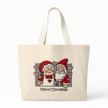 Christmas Santa totebag