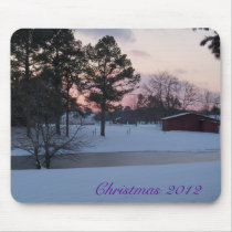 Christmas Scene mousepad mousepads