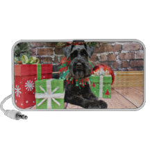 Christmas - Schnauzer - Fergie Speaker System