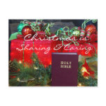 Christmas Sharing & Caring Postcard - customise