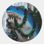 Christmas Shark sticker