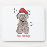 Christmas Sharpei Dog mousepads