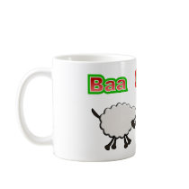 Christmas Sheep Baa Humbug Design Mugs