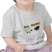 Christmas Sheep Baa Humbug Design Tshirts