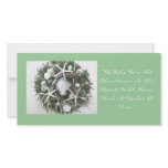 Christmas Shell Wreath photo cards