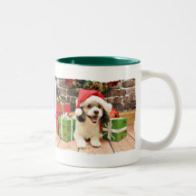 Christmas - Shih Poo - Max Coffee Mugs