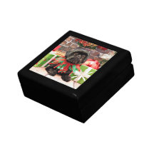 Christmas - Shih Tzu - Lily Jewelry Boxes
