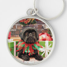 Christmas - Shih Tzu - Lily Keychains